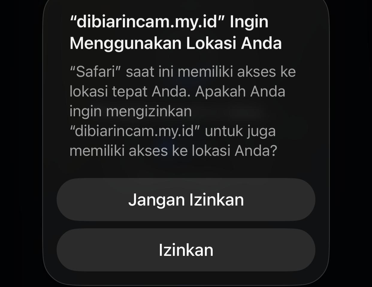 Izin Kamera 1